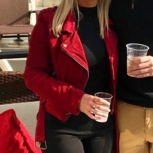 VIGOSS red suede jacket